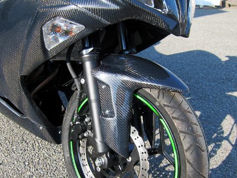 Ninja250 13- フロントフェンダーSPL--