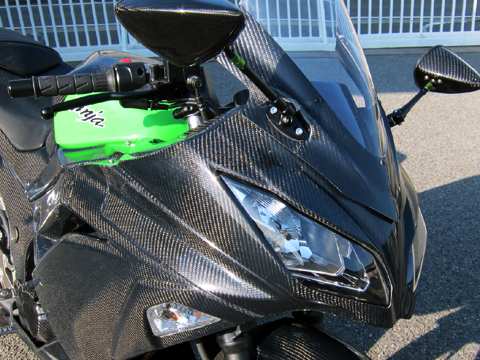 Ninja250 13- ストリート用アッパーカウルSPL --