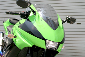 kawasaki Ninja250Rのアッパーカウル（ヘッドライト、ミラー付き）