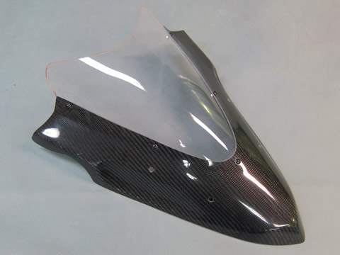 Ninja 400 14- エアロスクリーン--