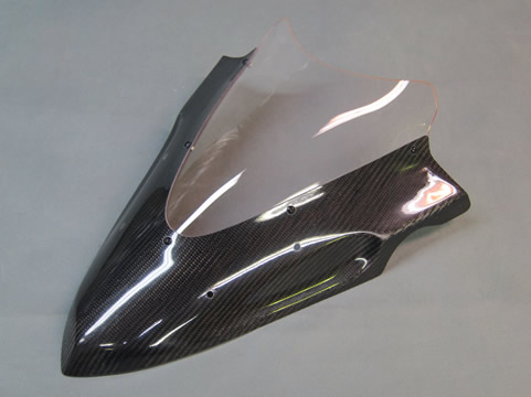 Ninja 400 14- エアロスクリーン--
