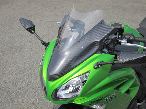 Ninja 400 14- エアロスクリーン--