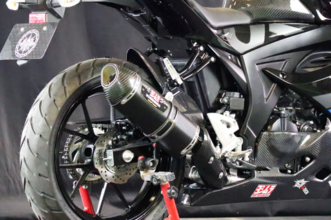 GSX-R125 (18-) マフラーヒートガードSPL--